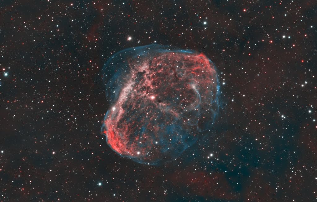 NGC 6888 : La nébuleuse du Croissant