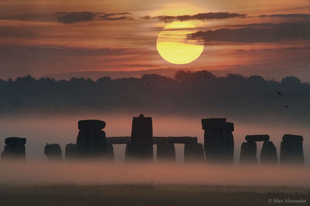Lever de soleil de Solstice sur Stonehenge
