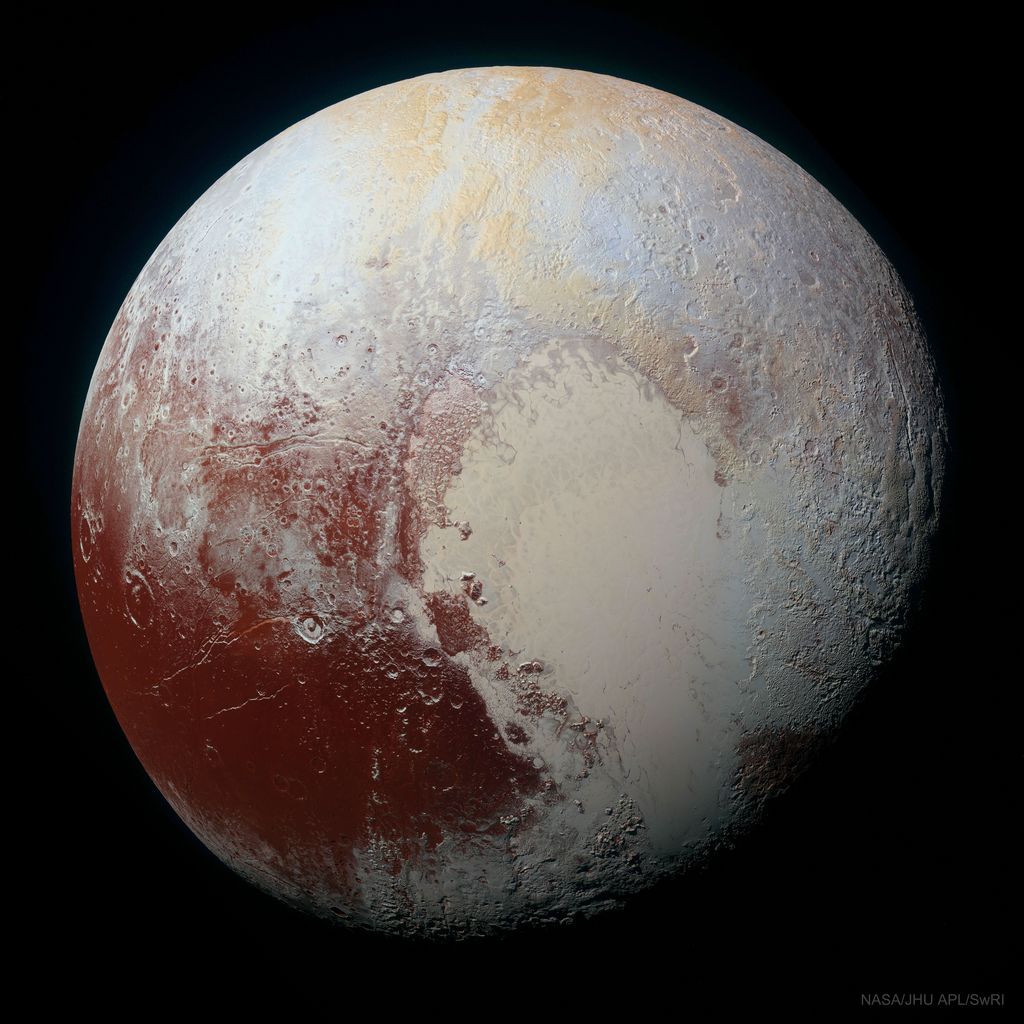 Pluto in Enhanced Color