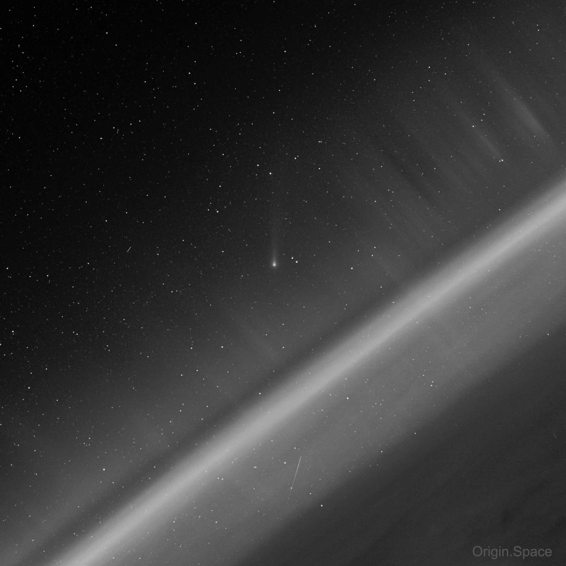 Comet Leonard from Space