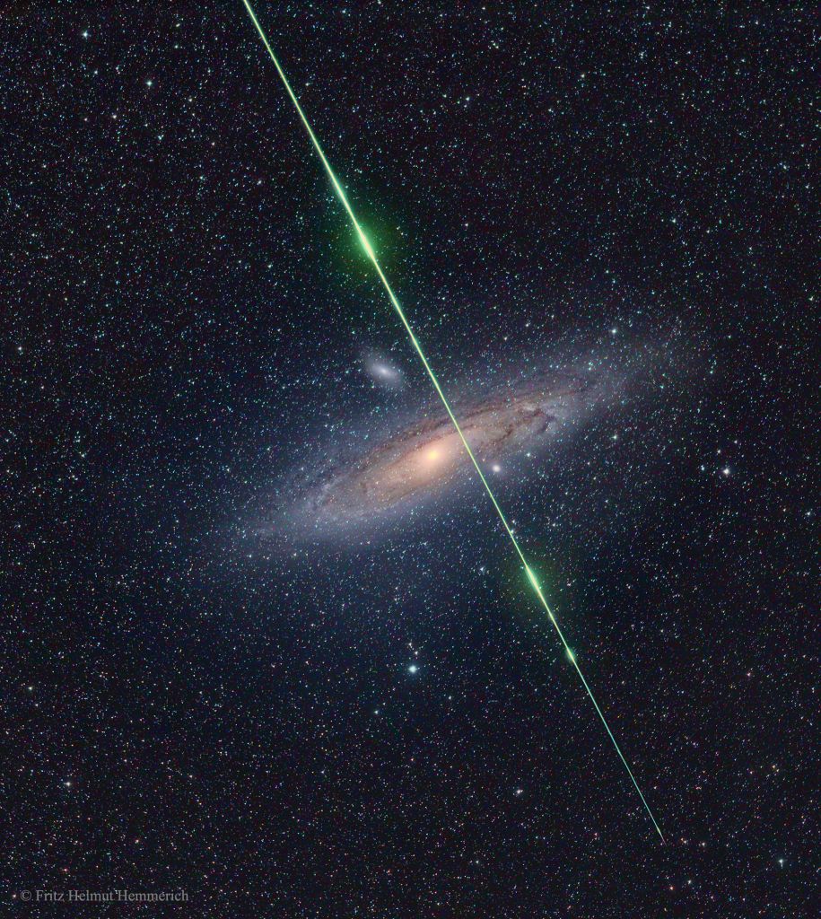 Meteor before Galaxy