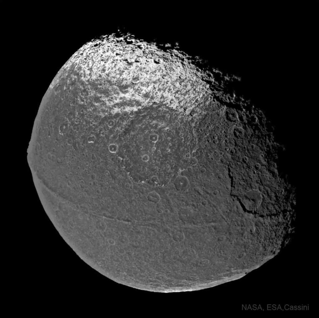 Saturn's Iapetus: Moon with a Strange Surface