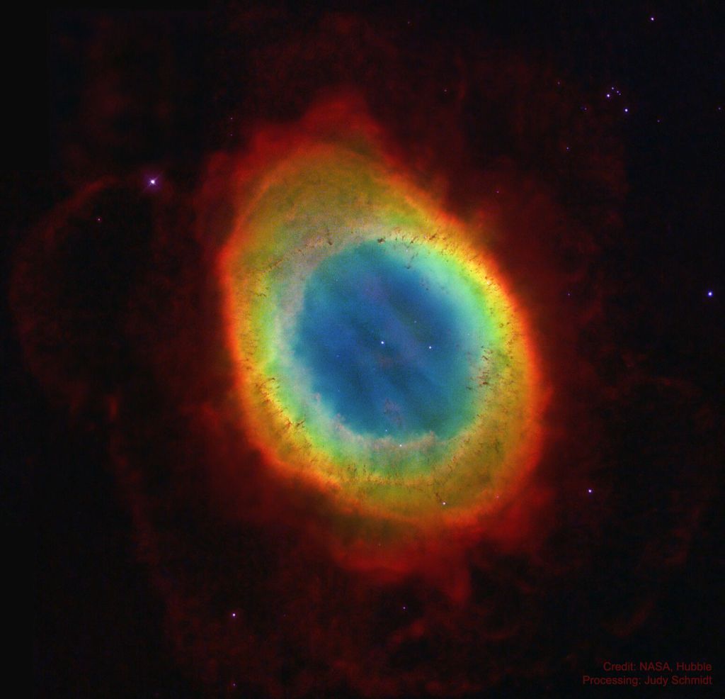 M57 : La nébuleuse de l'Anneau par Hubble