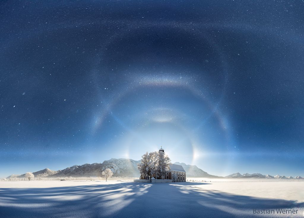 Ice Halos over Bavaria