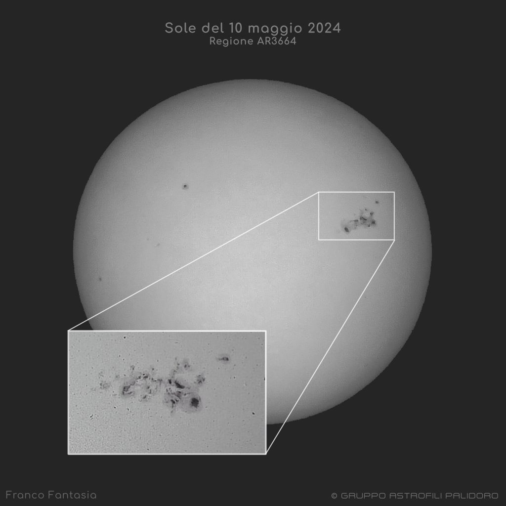 AR 3664 : Groupe de taches solaires géant