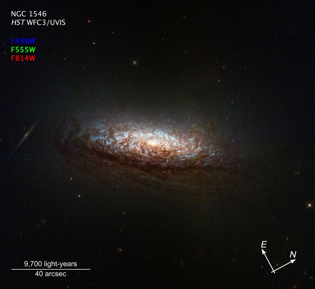 NGC 1546 par Hubble