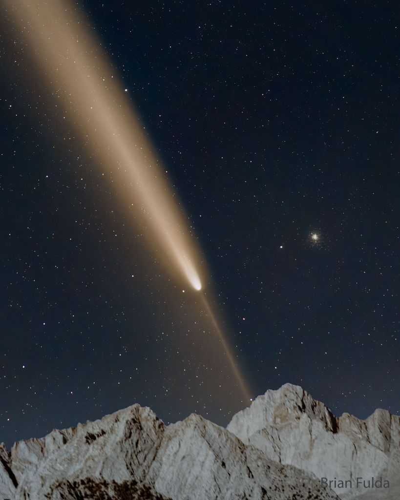 La comète Tsuchinshan-ATLAS au-dessus de la Californie