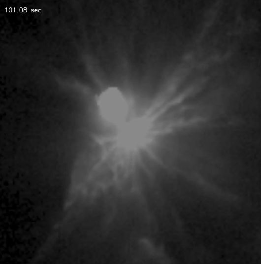 Collision at Asteroid Dimorphos