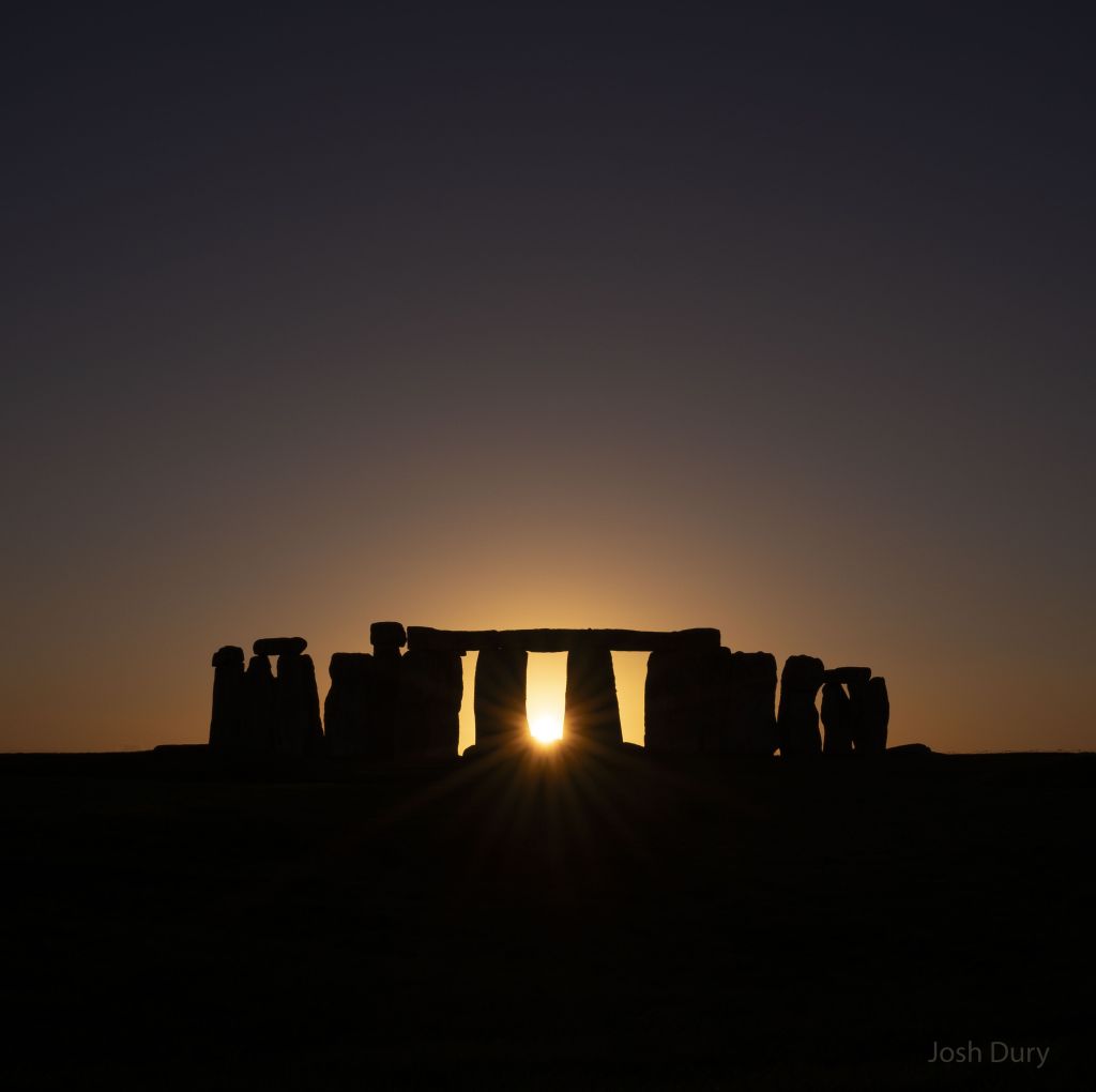 Sunset Solstice over Stonehenge