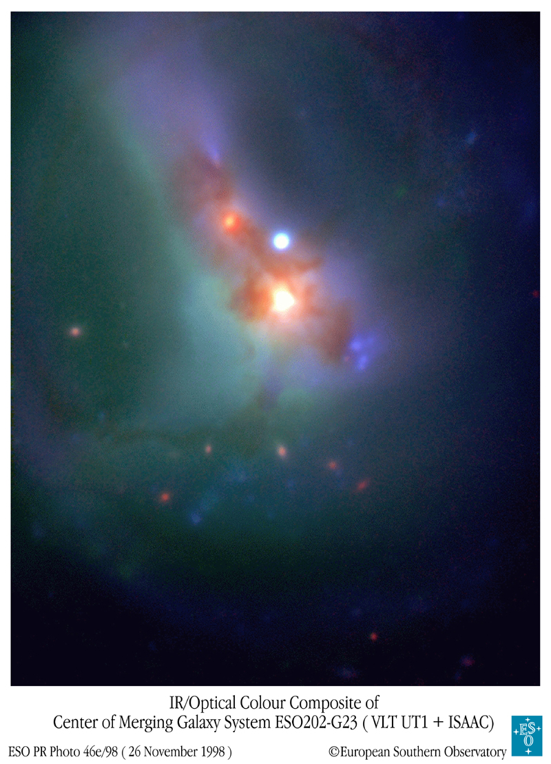 ESO202-G23: Merging Galaxies